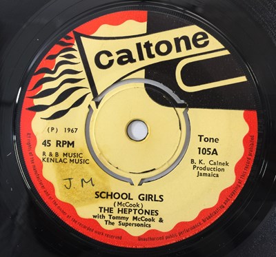 Lot 204 - THE HEPTONES - SCHOOL GIRLS 7" (CALTONE 105)