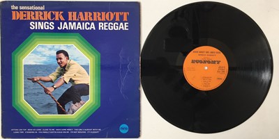 Lot 209 - THE SENSATIONAL DERRICK HARRIOTT SINGS JAMAICA REGGAE LP (SECO 13 - UK PRESS)