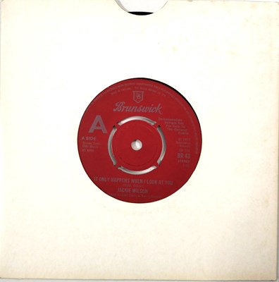 Lot 30 - JACKIE WILSON - IT ONLY HAPPENS WHEN I LOOK AT YOU C/W JUST AS SOON AS THE FEELINGS OVER - UK PROMO