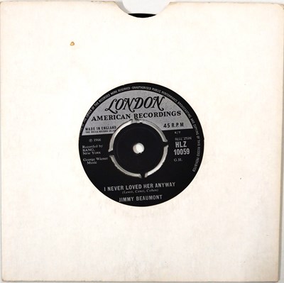 Lot 33 - JIMMY BEAUMONT - I NEVER LOVER HER ANYWAY C/W YOU GOT TOO MUCH GOING FOR YOU