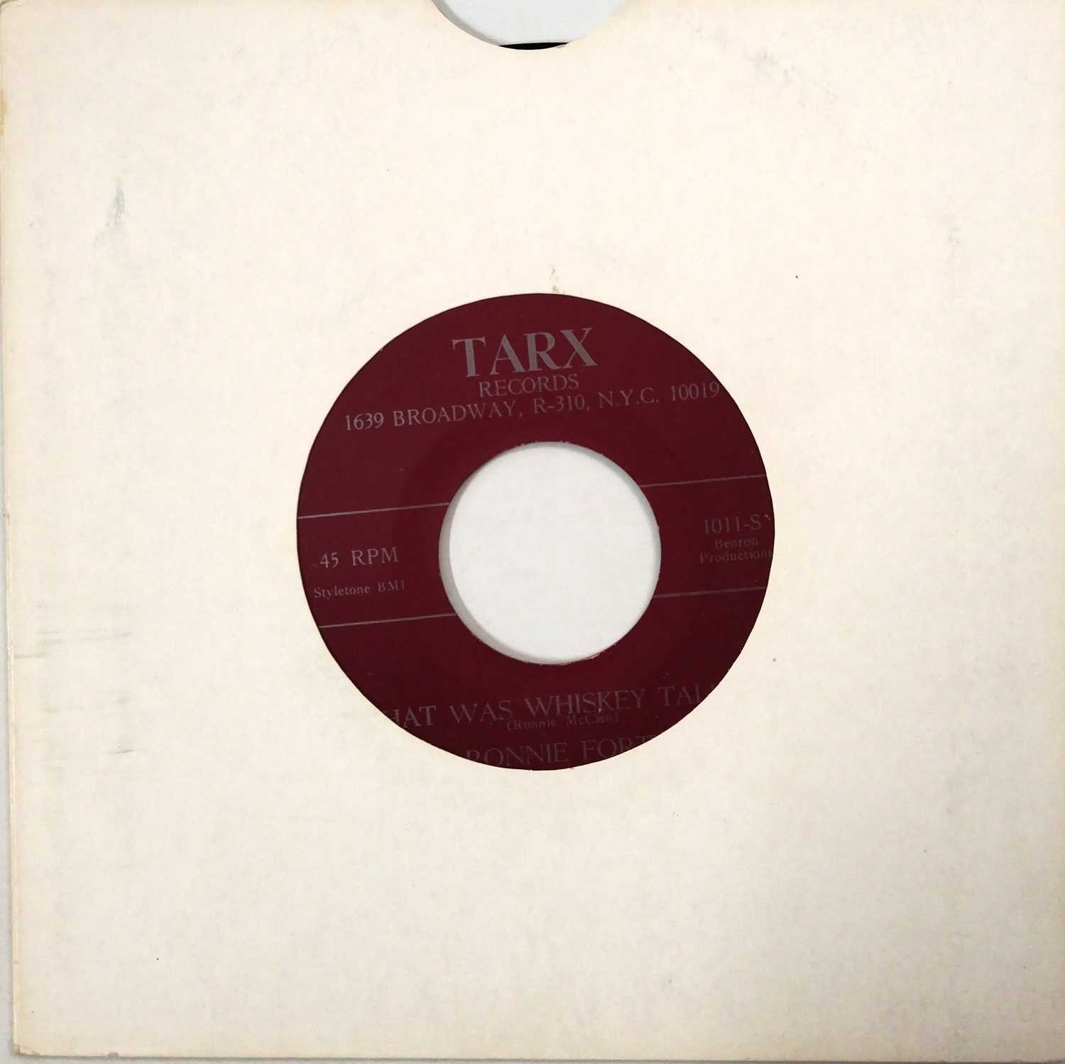 Lot 46 - RONNIE FORTE - THAT WAS WHISKEY TALKIN' C/W NERVOUS BREAKDOWN