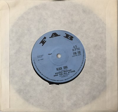 Lot 219 - PRINCE BUSTER AND THE ALL STARS - BLACK SOUL 7" (FAB 102)