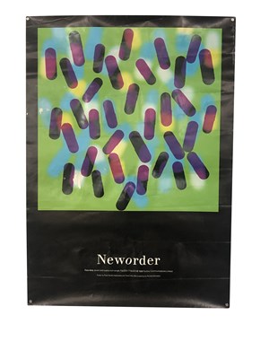 Lot 111 - NEW ORDER PROMO & GIG POSTERS COLLECTION x5