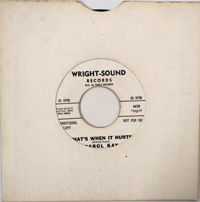 Lot 53 - CAROL KAY - THIS TIME YOU'RE WRONG C/W THAT'S WHEN IT HURTS