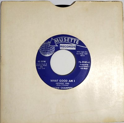 Lot 133 - MICKIE CHAMPION - WHAT GOOD AM I (WITHOUT YOU) C/W THE HURT STILL LINGERS ON