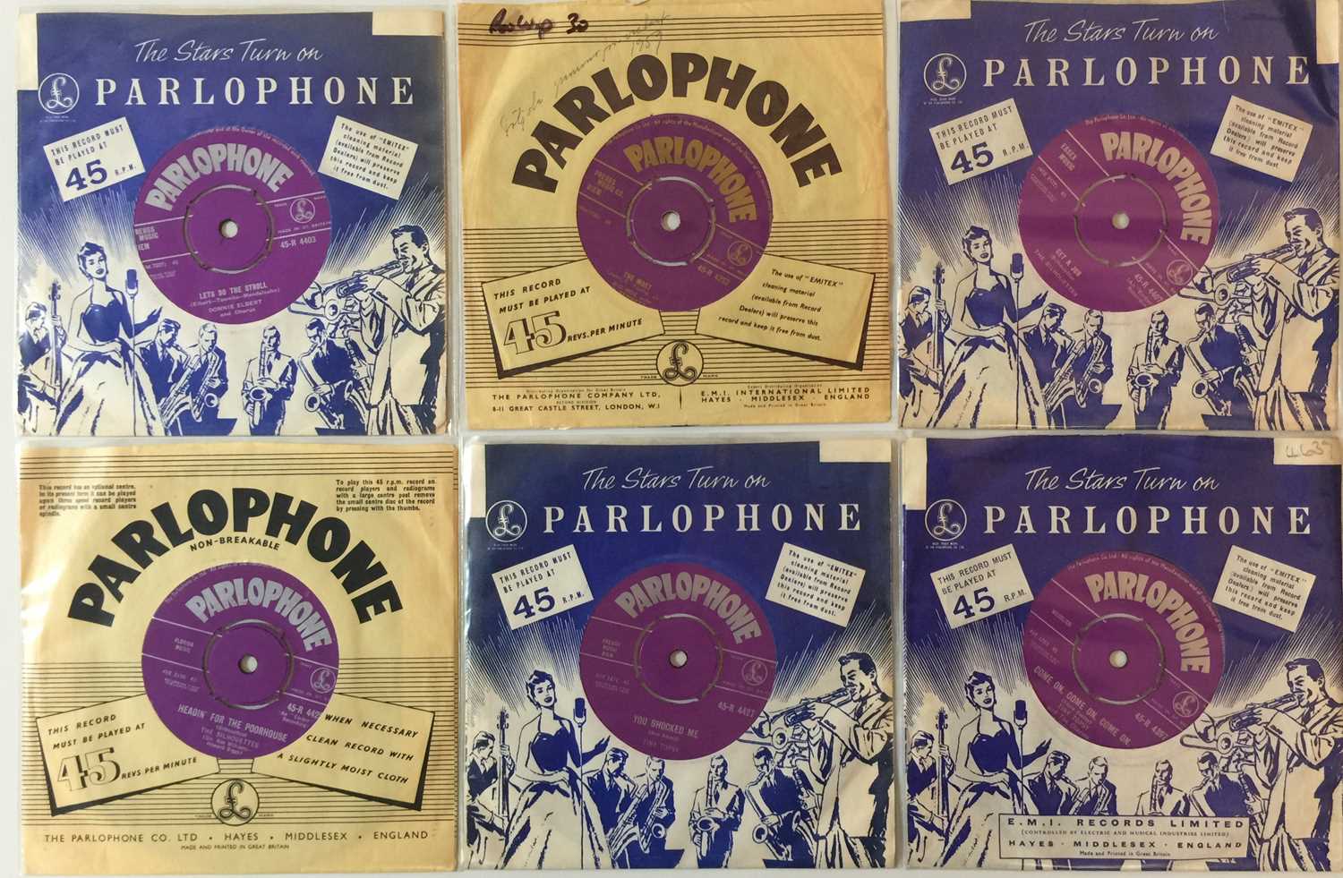 Lot 187 - PARLOPHONE 7'' COLLECTION - R&B/DOO WOP