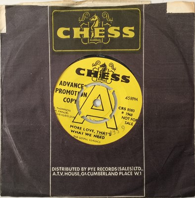 Lot 327 - THE GOSPEL CLASSICS - MORE LOVE, THAT'S WHAT WE NEED 7" (PROMO, CRS 8080)