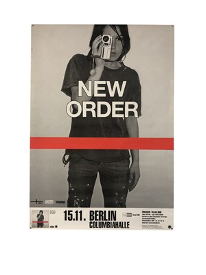 Lot 119 - NEW ORDER GIG & PROMO POSTERS x3