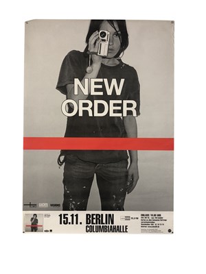 Lot 120 - NEW ORDER GIG & PROMO POSTERS x3