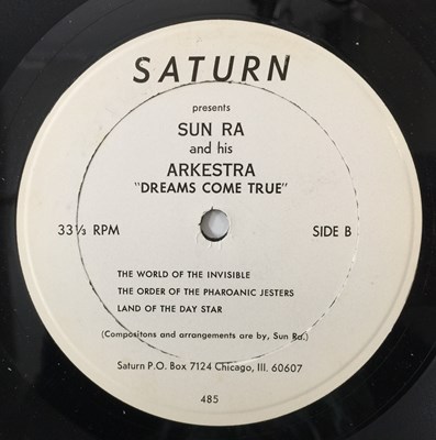 Lot 75 - SUN RA AND  HIS ARKESTRA - DREAMS COME TRUE LP (US ORIGINAL - EL SATURN - 485)
