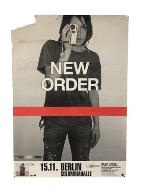 Lot 121 - NEW ORDER ASSORTED POSTERS x4
