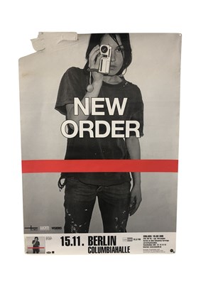 Lot 122 - NEW ORDER GIG & PROMO POSTERS x4