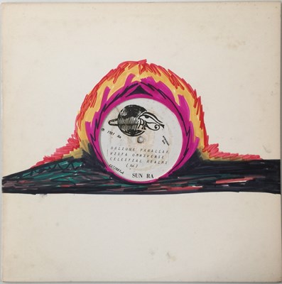 Lot 87 - SUN RA - OBLIQUE PARALLAX LP (US ORIGINAL - HAND-DRAWN SLEEVE - EL SATURN - SR72881)