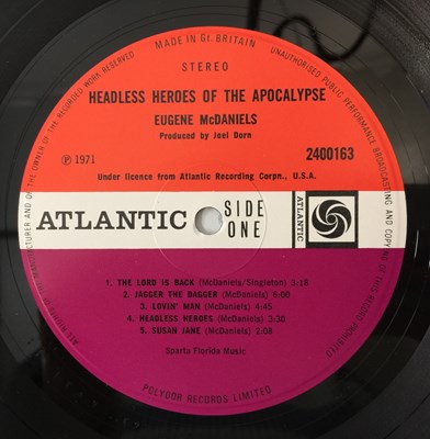 Lot 340 - EUGENE MCDANIELS - HEADLESS HEROES OF THE APOCALYPSE LP (UK ORIGINAL - SD 8281)
