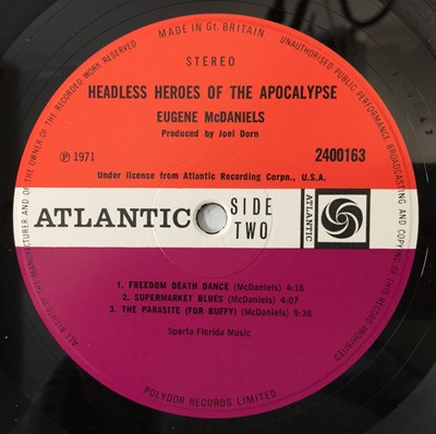 Lot 340 - EUGENE MCDANIELS - HEADLESS HEROES OF THE APOCALYPSE LP (UK ORIGINAL - SD 8281)