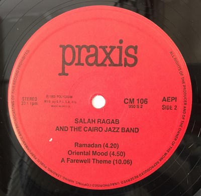 Lot 96 - SUN RA MEETS SALAH RAGAB - IN EGYPT LP (GREEK ORIGINAL - PRAXIS - CM 106)