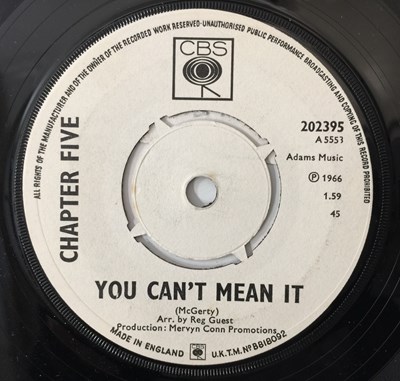 Lot 293 - CHAPTER FIVE - YOU CAN'T MEAN IT 7" (NORTHERN - UK CBS PROMO - 202395)