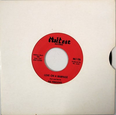 Lot 150 - THE PERIGENTS - LOVE ON A RAMPAGE C/W BETTER KEEP MOVIN'