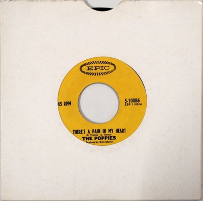 Lot 165 - THE POPPIES - THERE'S A PAIN IN MY HEART C/W MY LOVE AND I