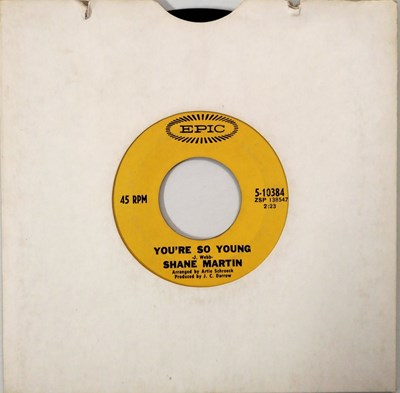 Lot 168 - SHANE MARTIN - I NEED YOU C/W YOU'RE SO YOUNG
