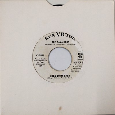 Lot 171 - THE CAVALIERS - HOLD TO MY BABY C/W DANCE LITTLE GIRL