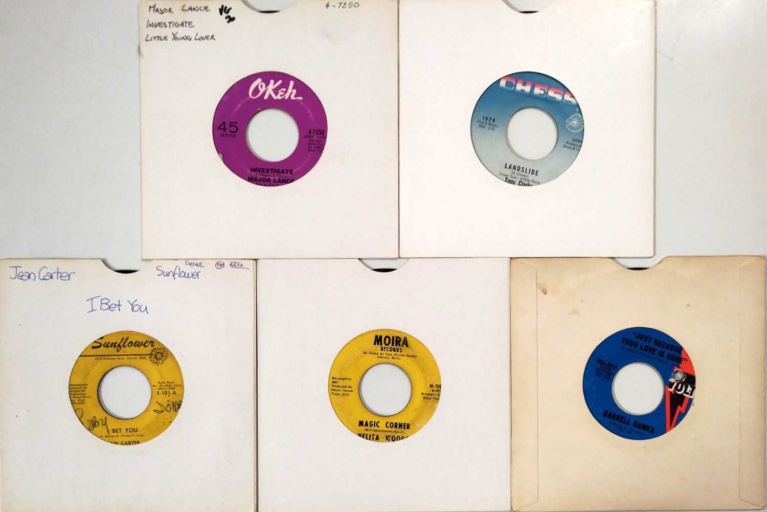 Lot 175 - 5 US PRESSING SINGLES (SOUL) - 4 US PRESSING SINGLES (SOUL)