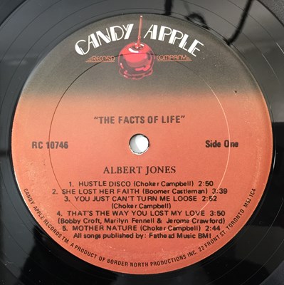 Lot 350 - ALBERT JONES - THE FACTS OF LIFE! LP (RC10746)