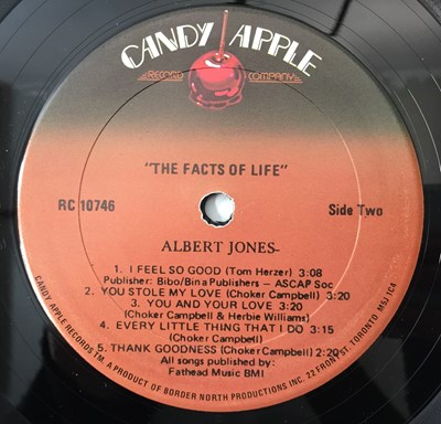 Lot 350 - ALBERT JONES - THE FACTS OF LIFE! LP (RC10746)
