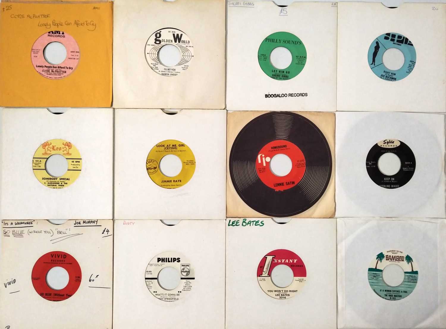 Lot 198 - 15 US PRESSING SINGLES (SOUL) INCLUDING