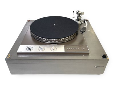 Lot 30 - GARRARD 401 TURNTABLE WITH PLINTH.