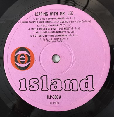Lot 551 - LEAPING WITH MR. LEE LP (ORIGINAL UK COPY - ISLAND ILP 986)