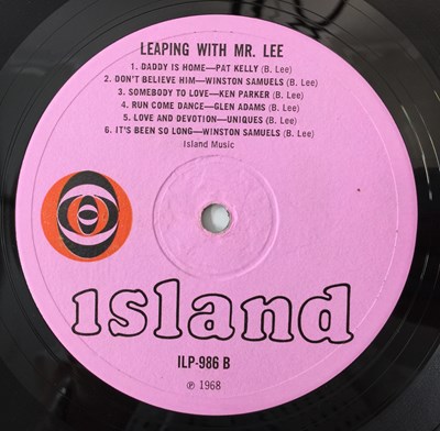 Lot 551 - LEAPING WITH MR. LEE LP (ORIGINAL UK COPY - ISLAND ILP 986)