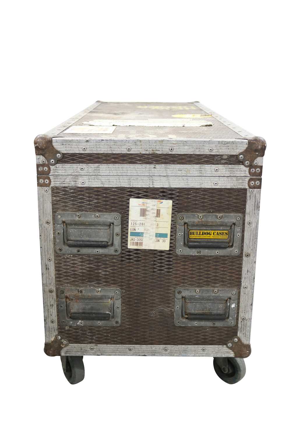 Lot 3 NEW ORDER BASS GUITAR COFFIN FLIGHT CASE