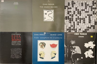 Lot 459 - EVAN PARKER/ DEREK BAILEY - INCUS JAZZ LP RARITIES PACK