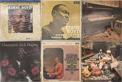 Lot 474 - EDDIE BOYD/ CHAMPION JACK DUPREE - LP PACK (INC RARITIES)