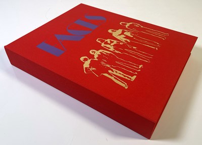 Lot 111 - GENESIS PUBLICATIONS - FACES 1969-75 DELUXE BOOK SIGNED BY RONNIE WOOD, KENNEY JONES & IAN MCLAGAN.