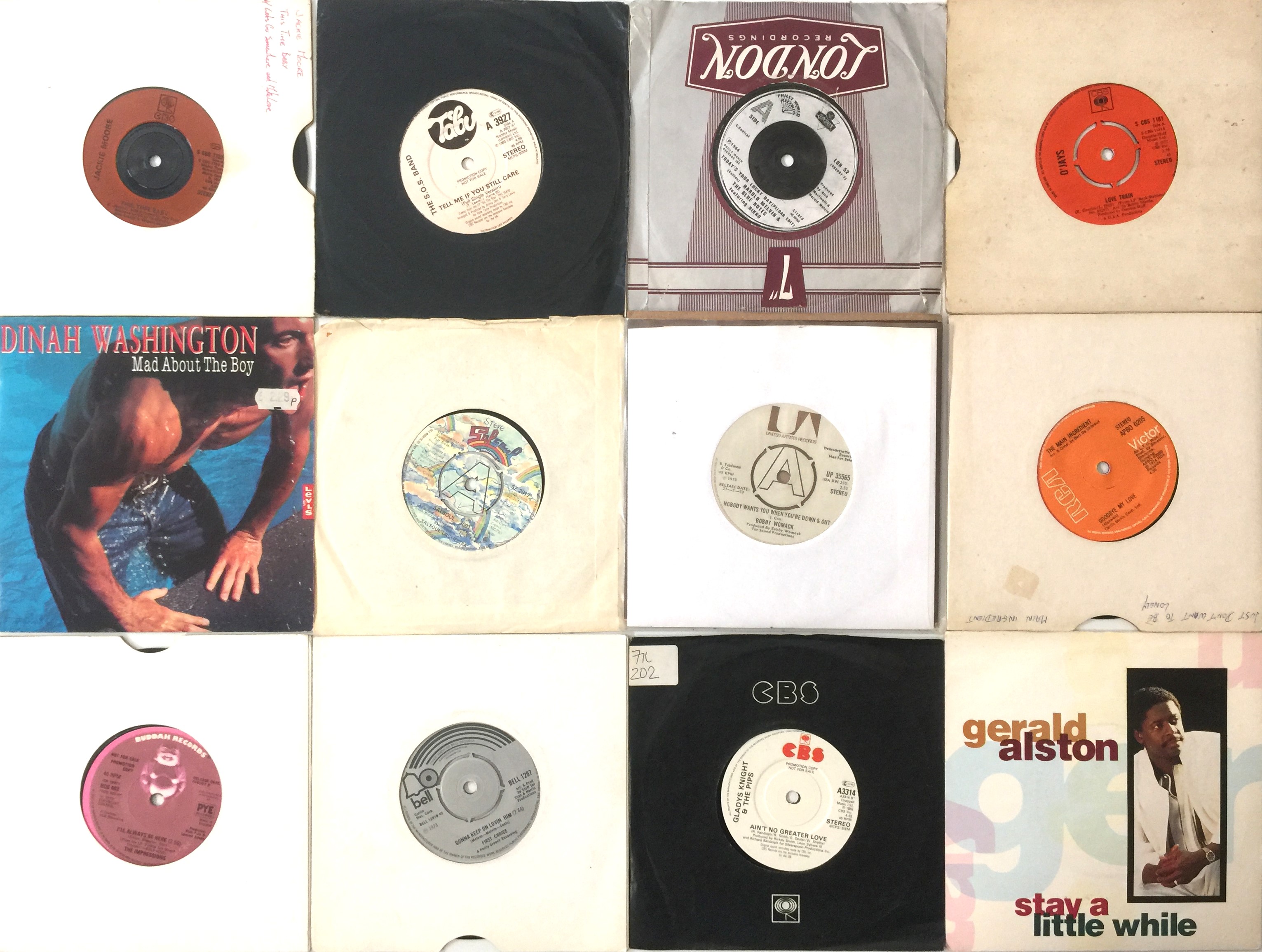 Lot 431 - 129 70S to 80S UK SOUL SINGLES INCLUDING