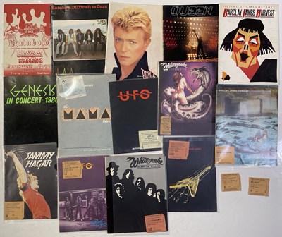 Lot 157 - ROCK / HARD ROCK AND METAL CONCERT PROGRAMMES AND TICKETS.