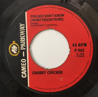 Lot 439 - CHUBBY CHECKER - YOU JUST DON'T KNOW (WHAT YOU DO TO ME) 7" (P.965)