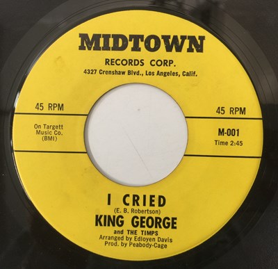 Lot 442 - KING GEORGE - I'M THRU LOSIN' YOU C/W I CRIED 7" (MIDTOWN  M-002)