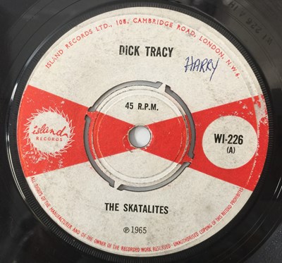 Lot 446 - THE SKATALITES - DICK TRACY 7" (WI-226)