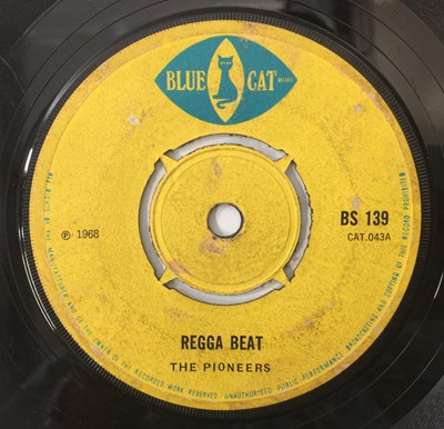 Lot 447 - THE PIONEERS - REGGA BEAT 7" (BLUE CAT BS 139)