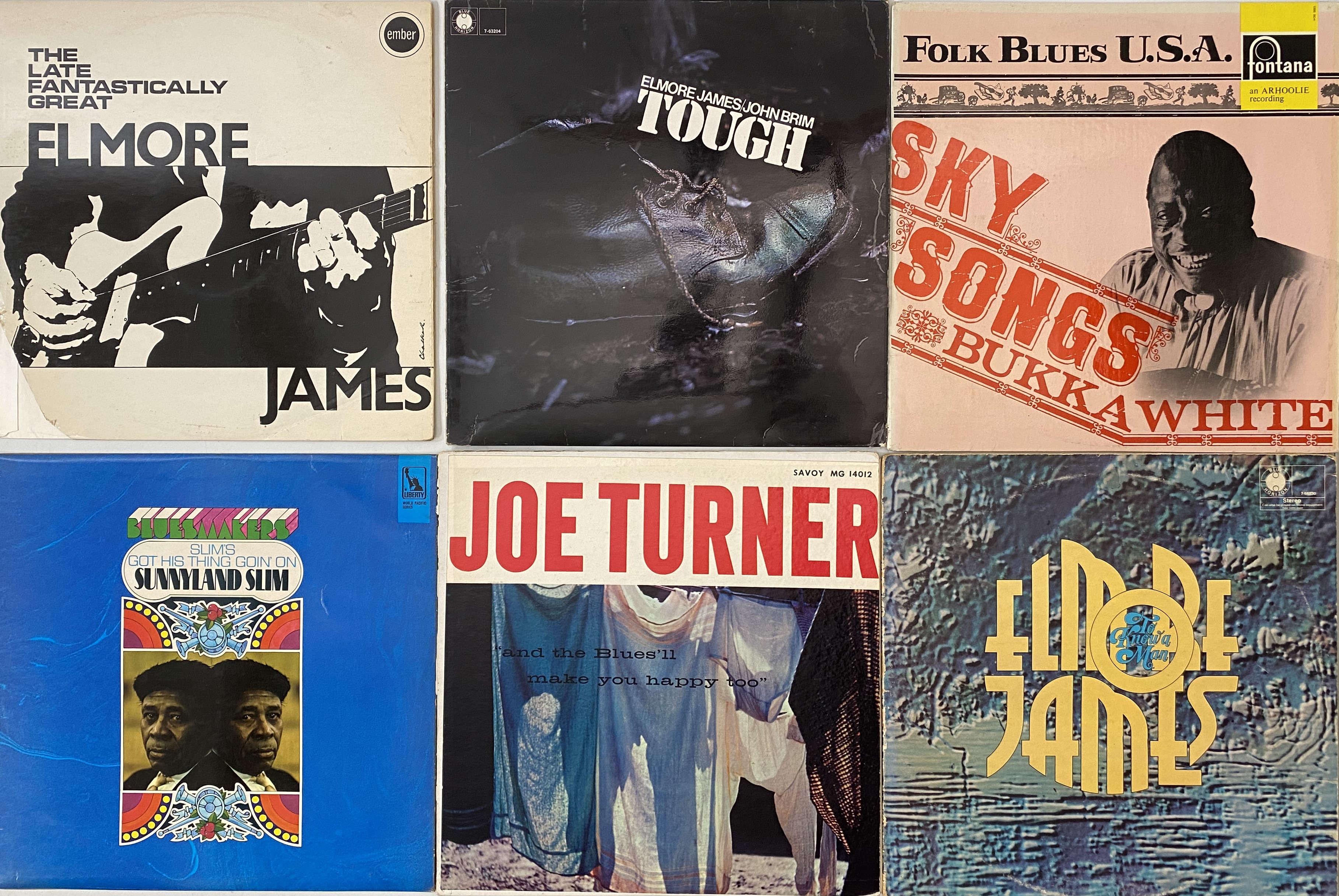 Lot 534 - BLUES/R&B ICONS! LP COLLECTION (MANY