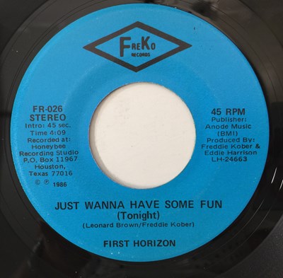 Lot 545 - FIRST HORIZON - JUST WANNA HAVE SOME FUN (TONIGHT) 7" (FR-026)