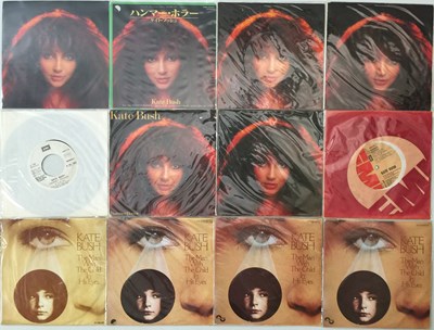 Lot 132 - 18 INTERNATIONAL ISSUES OF KATE BUSH - HORROR HAMMER/THE MAN WITH THE CHILD IN HIS EYES/THEM HEAVY PEOPLE