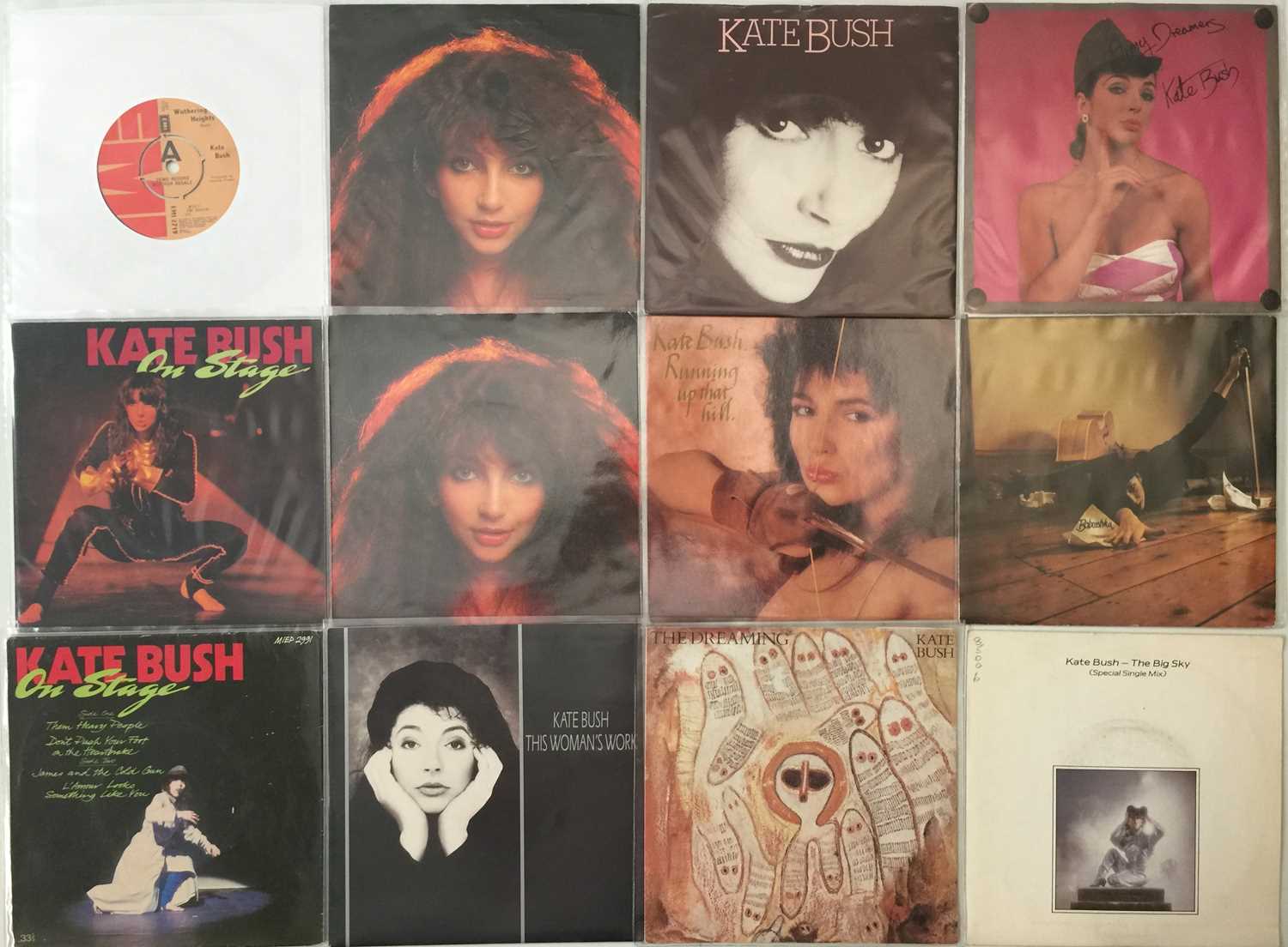 Lot 133 - 15 UK ISSUES OF KATE BUSH 7