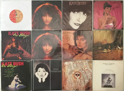 Lot 133 - 15 UK ISSUES OF KATE BUSH 7" SINGLES INCLUDING DEMOS, SPARE SLEEVES AND DUPES