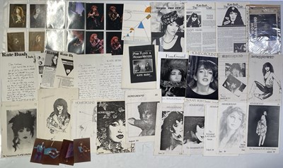 Lot 11 - KATE BUSH - FANZINES AND FAN TAKEN PHOTOS.