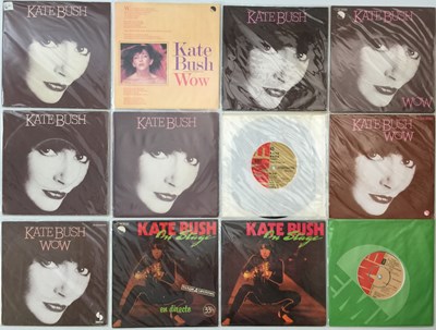 Lot 135 - 22  INTERNATIONAL PRESSINGS OF KATE BUSH - WOW, ON STAGE AND BREATHING