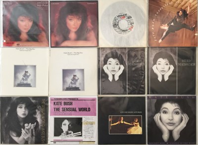 Lot 139 - 25 INTERNATIONAL AND UK PRESSINGS OF KATE BUSH SINGLES